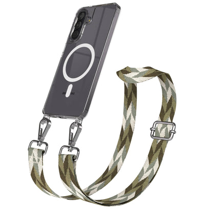 Samsung Galaxy A57 MagSafe Handykette mit Boho Band verstellbar 