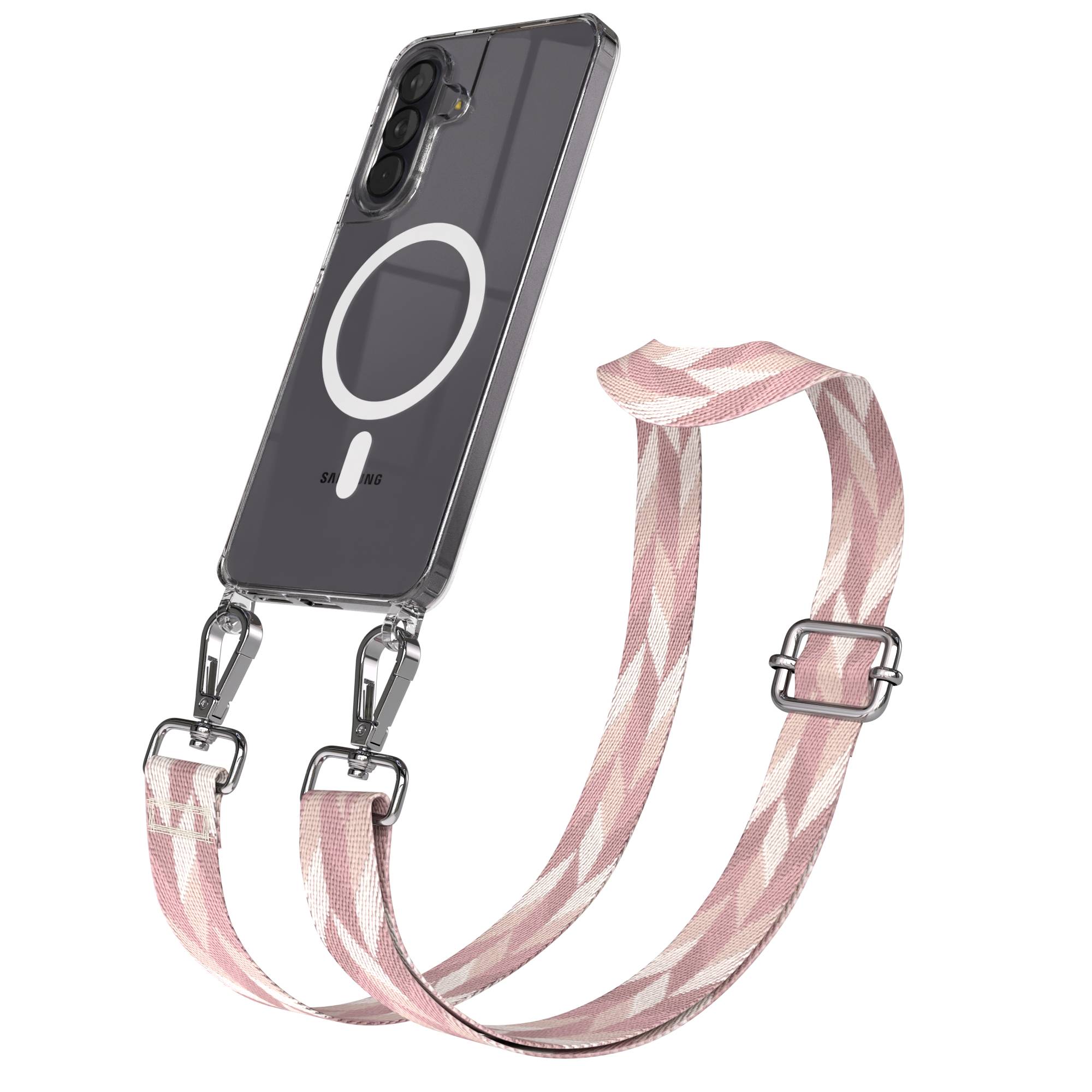 Samsung Galaxy A57 MagSafe Handykette mit Boho Band verstellbar 