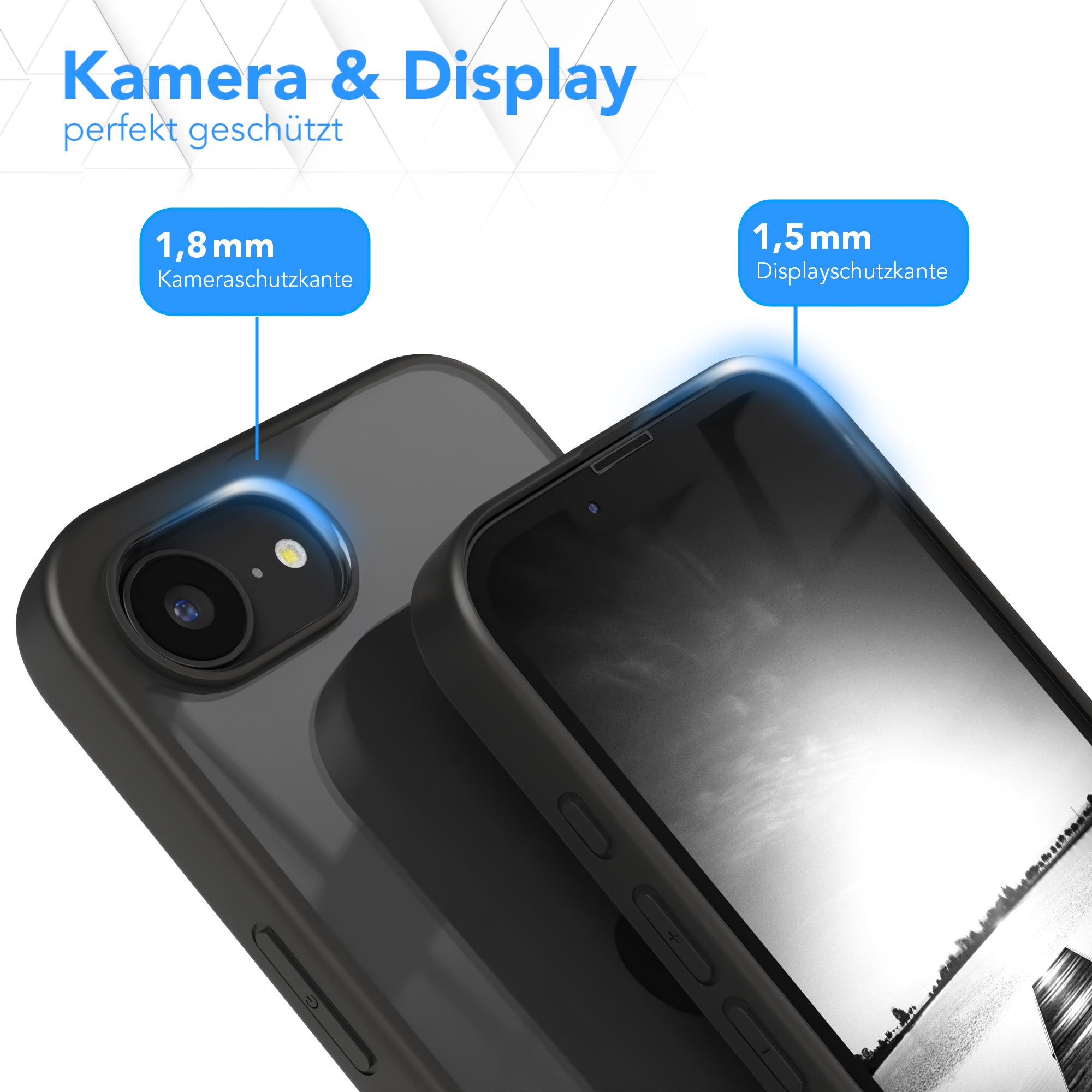 iPhone 17e Bumper Hülle mit Kameraschutz und Air Protect Technologie 