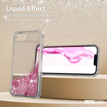 Apple iPhone 17e Glitzerhülle TPU transparent mit Glitzereffekt EAZY CASE 