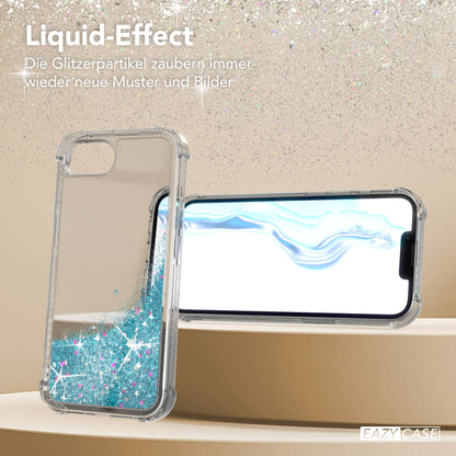 Apple iPhone 17e Glitzerhülle TPU transparent mit Glitzereffekt EAZY CASE 