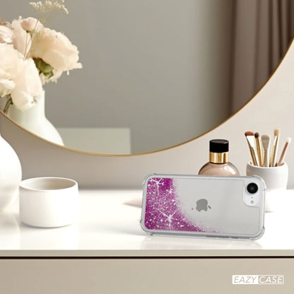 Apple iPhone 17e Glitzerhülle TPU transparent mit Glitzereffekt EAZY CASE 