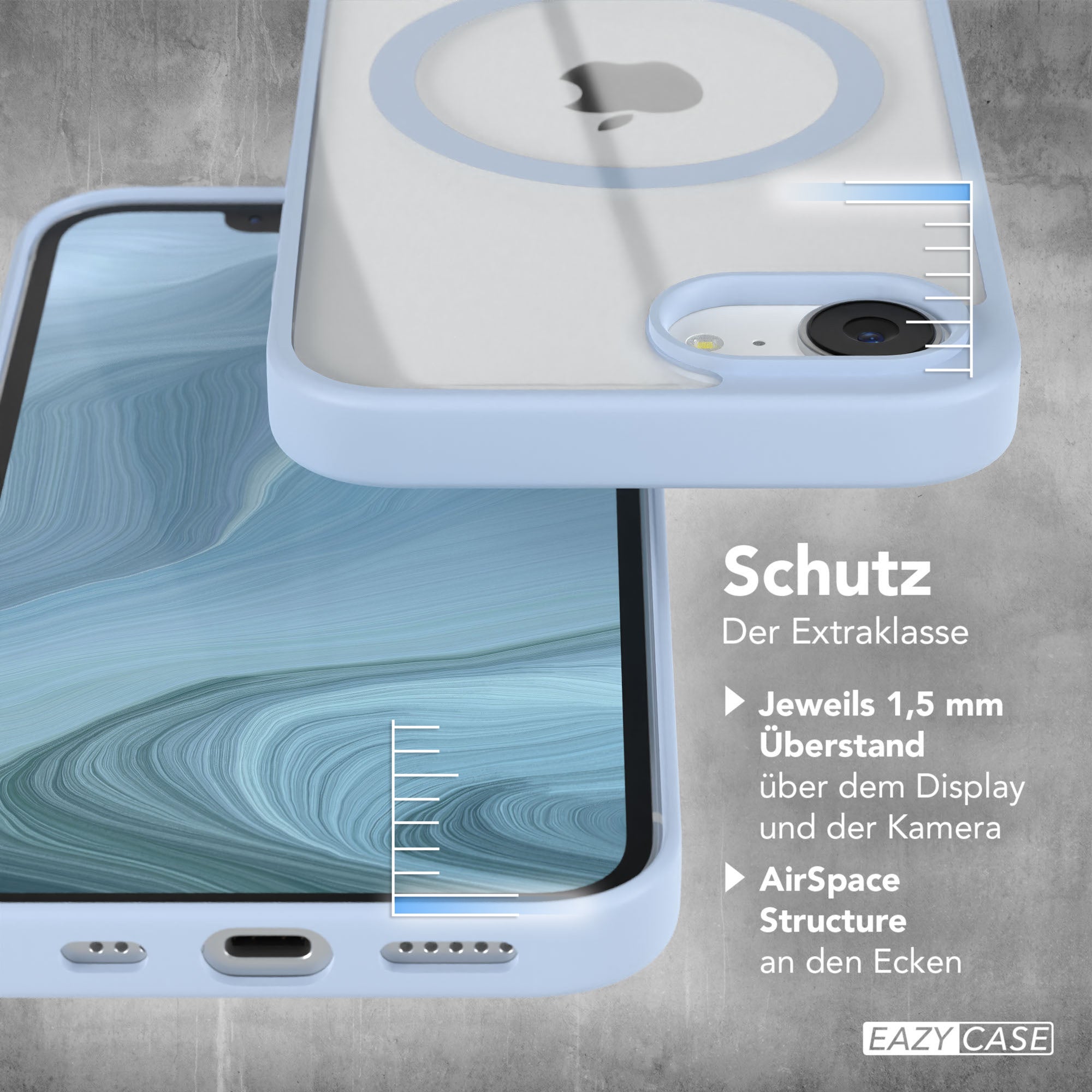 Apple iPhone 17e transparente MagSafe Hülle mit Kameraschutz TPU 