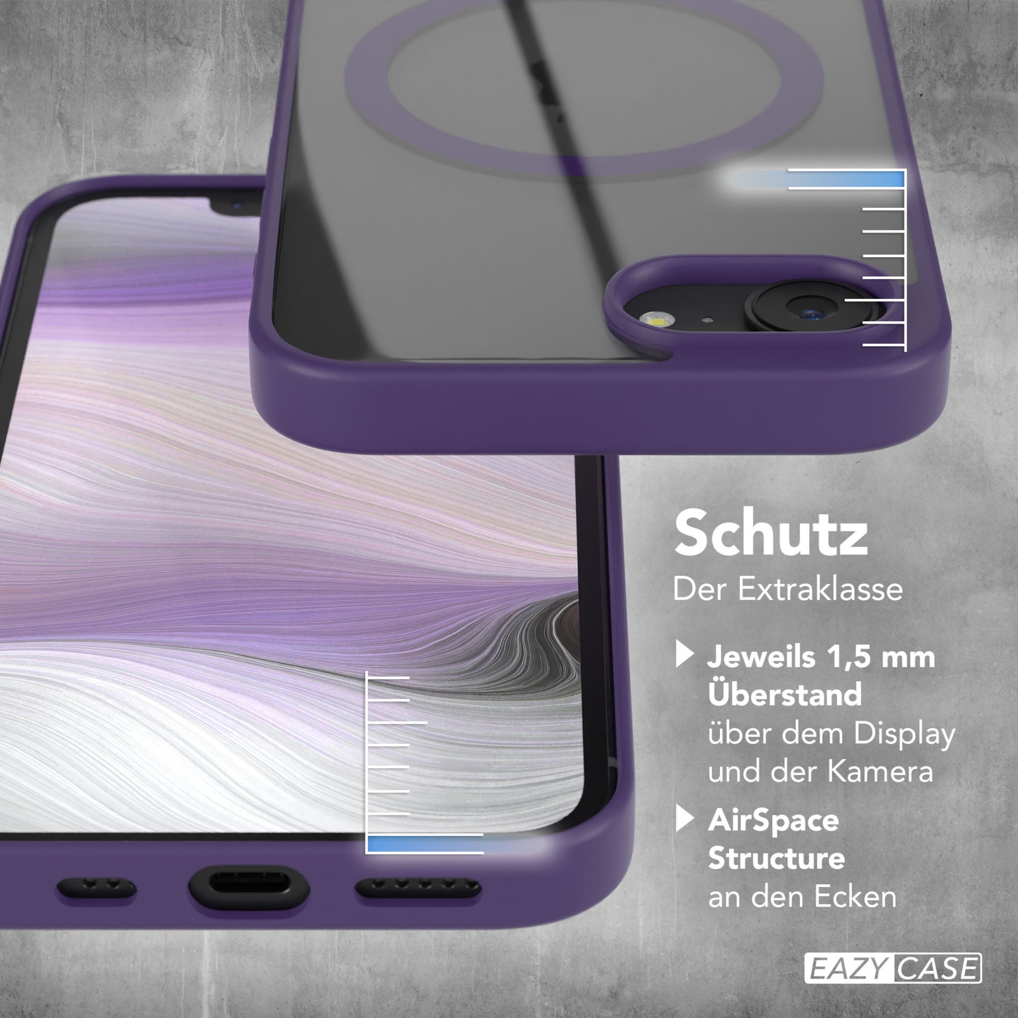 Apple iPhone 17e transparente MagSafe Hülle mit Kameraschutz TPU 