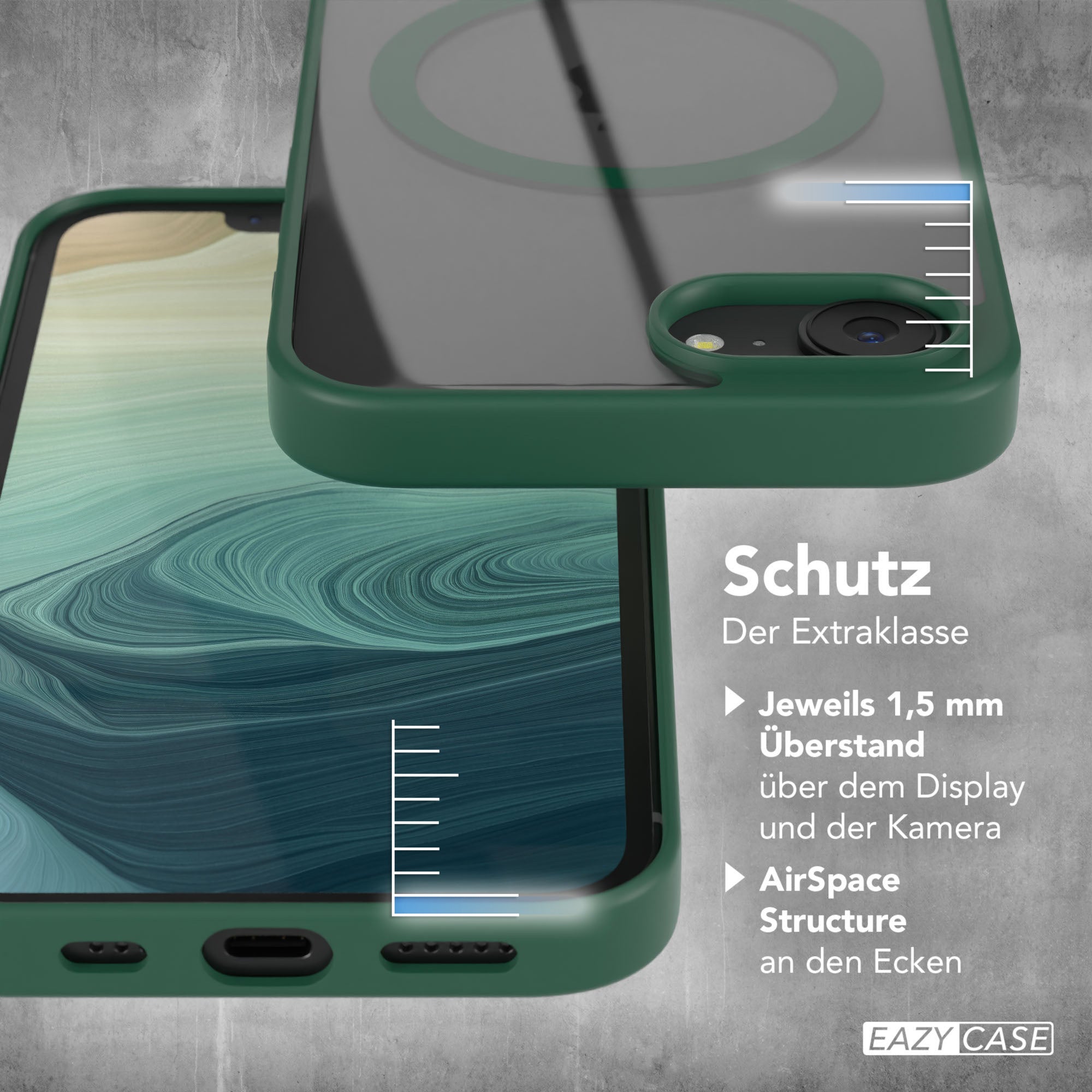 Apple iPhone 17e transparente MagSafe Hülle mit Kameraschutz TPU 