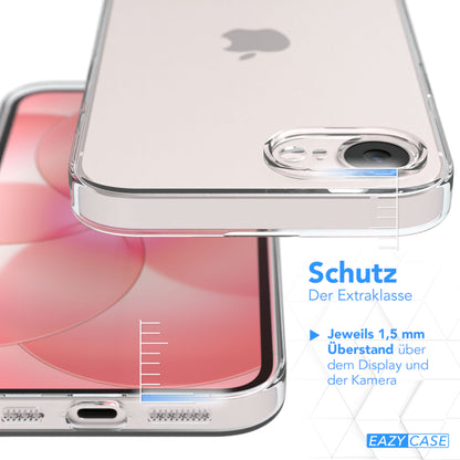 Apple iPhone 17e transparente Silikon Schutzhülle dünn individualisierbar EAZY CASE 