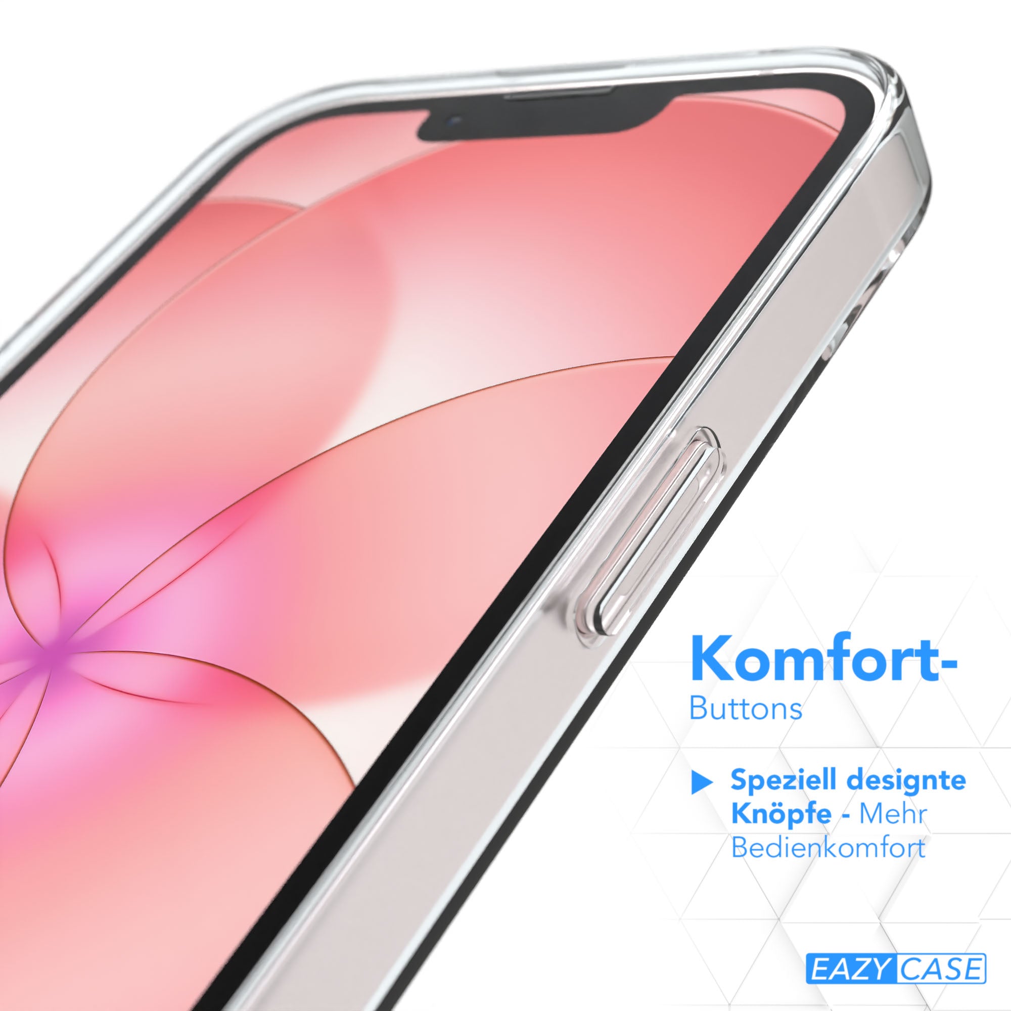 Apple iPhone 17e transparente Silikon Schutzhülle dünn individualisierbar EAZY CASE 