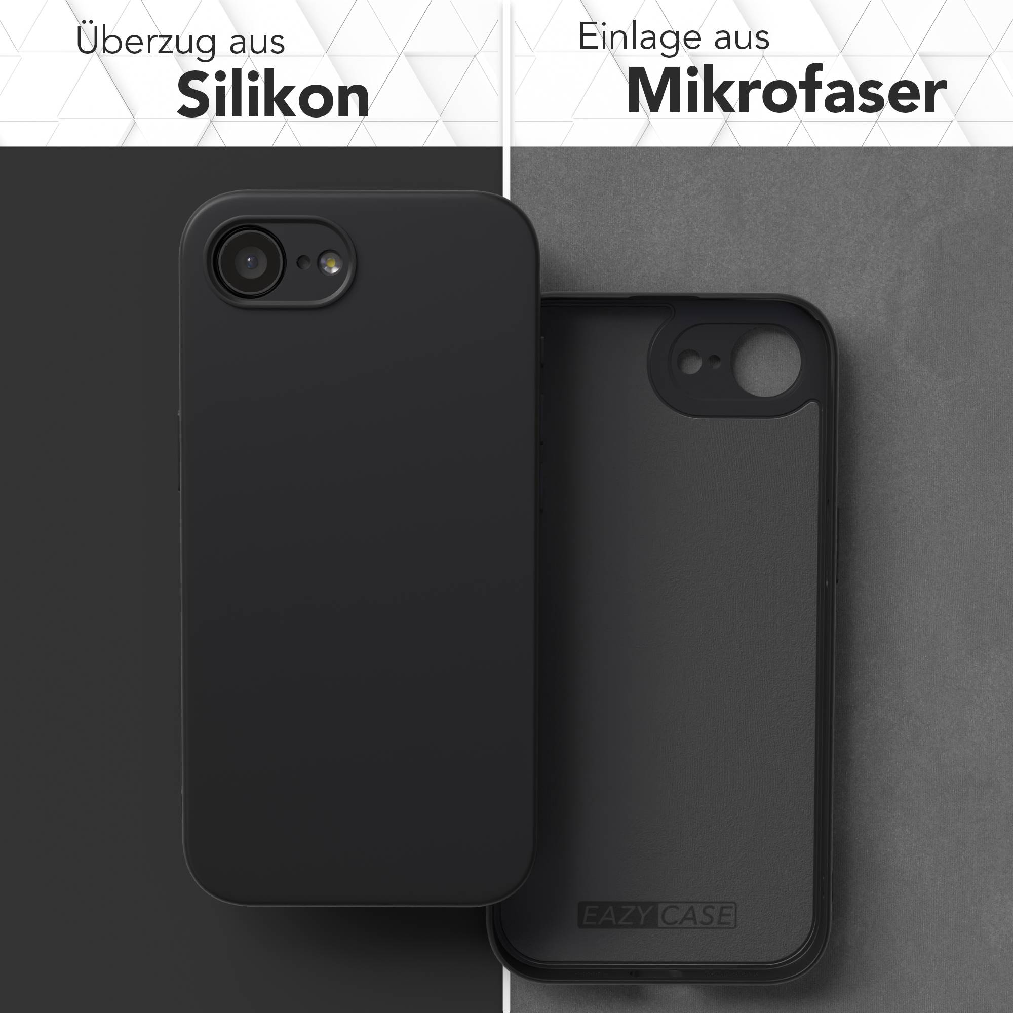 Apple iPhone 17e transparente Silikonhülle mit Kameraschutz von EAZY CASE 