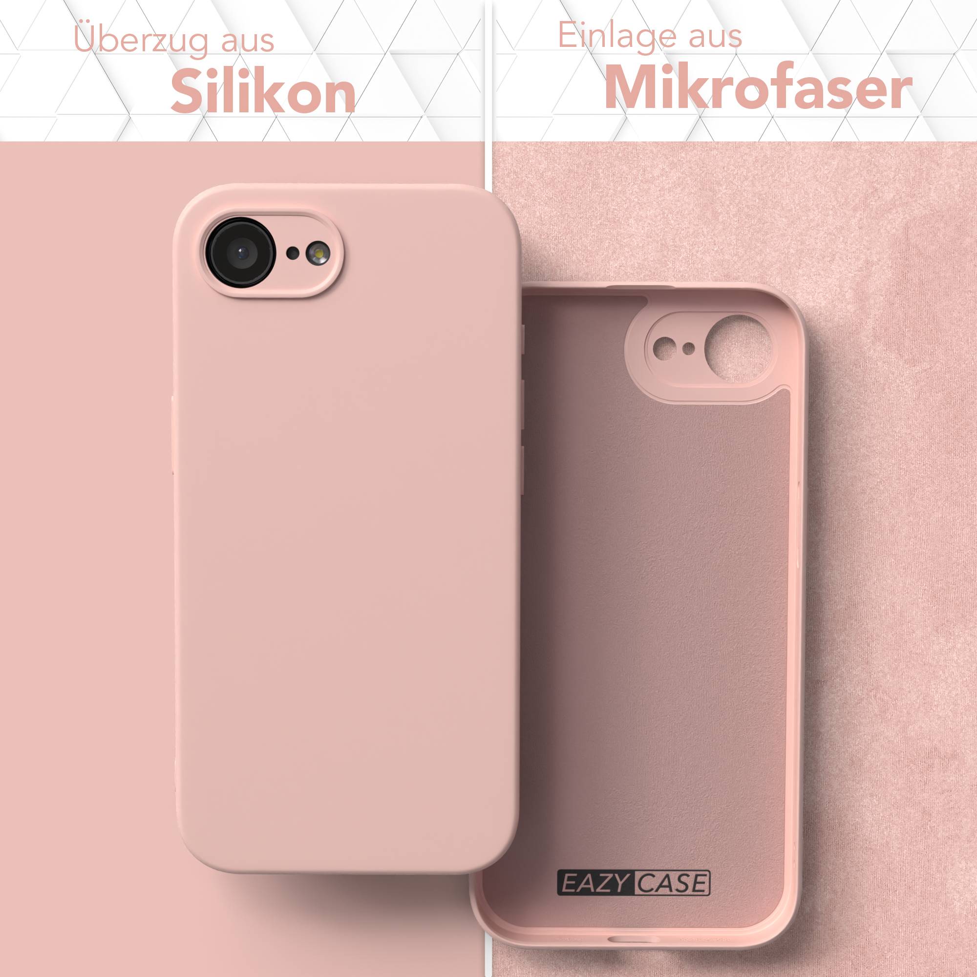 Apple iPhone 17e transparente Silikonhülle mit Kameraschutz von EAZY CASE 