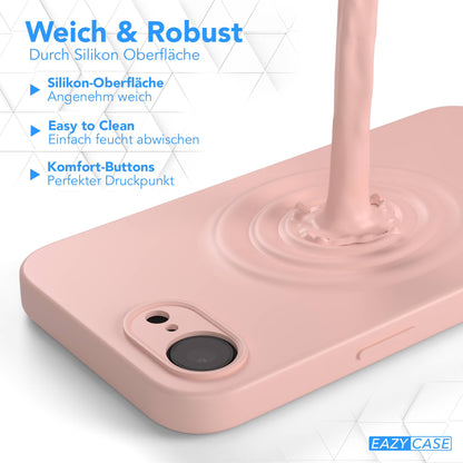 Apple iPhone 17e transparente Silikonhülle mit Kameraschutz von EAZY CASE 
