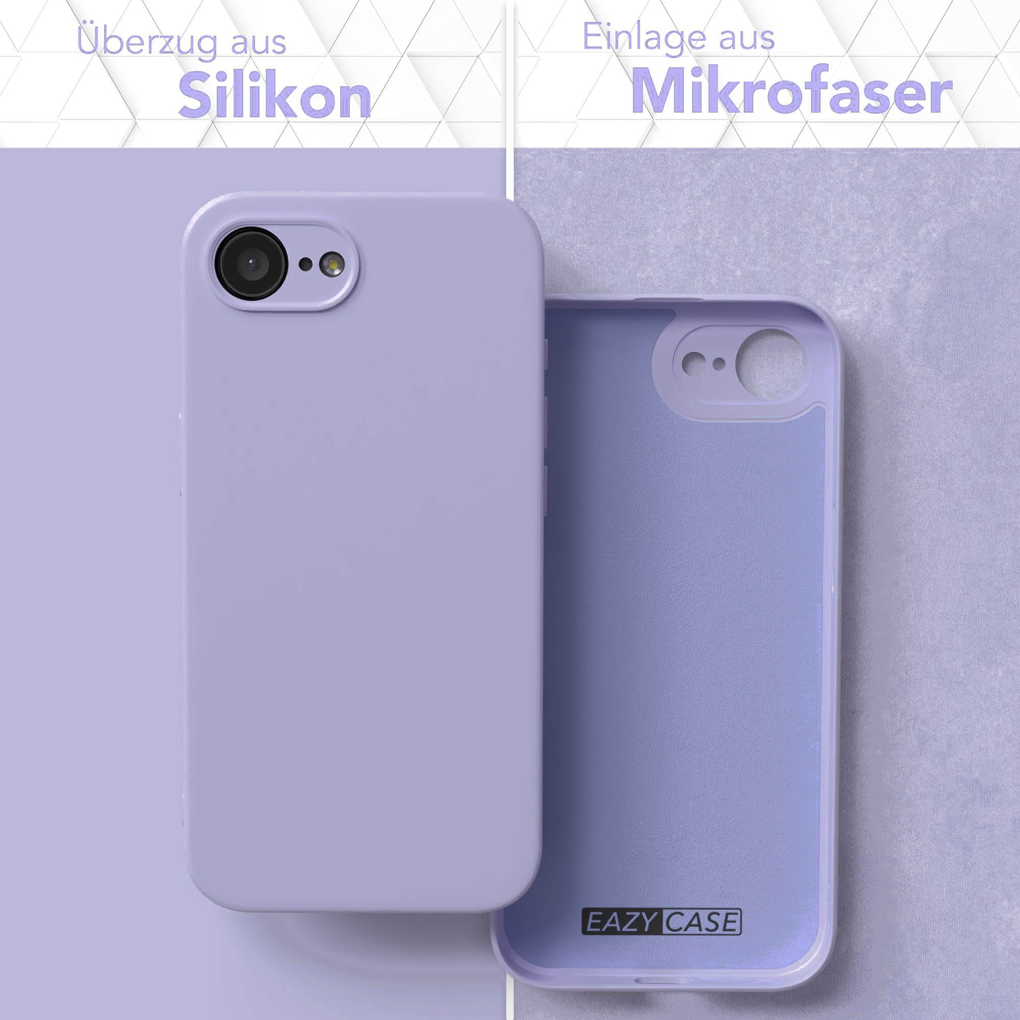 Apple iPhone 17e transparente Silikonhülle mit Kameraschutz von EAZY CASE 