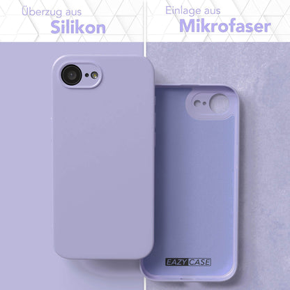 Apple iPhone 17e transparente Silikonhülle mit Kameraschutz von EAZY CASE 
