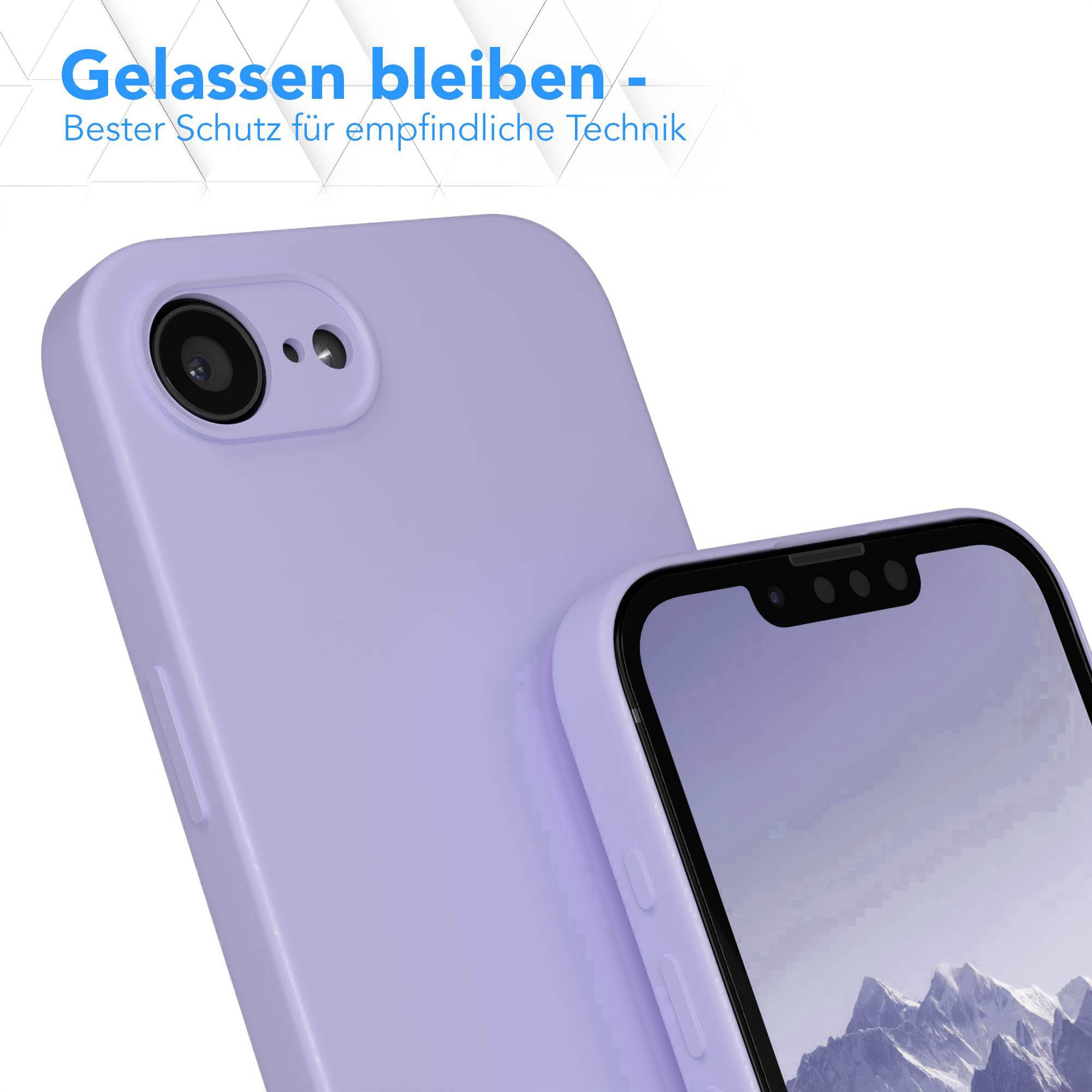 Apple iPhone 17e transparente Silikonhülle mit Kameraschutz von EAZY CASE 