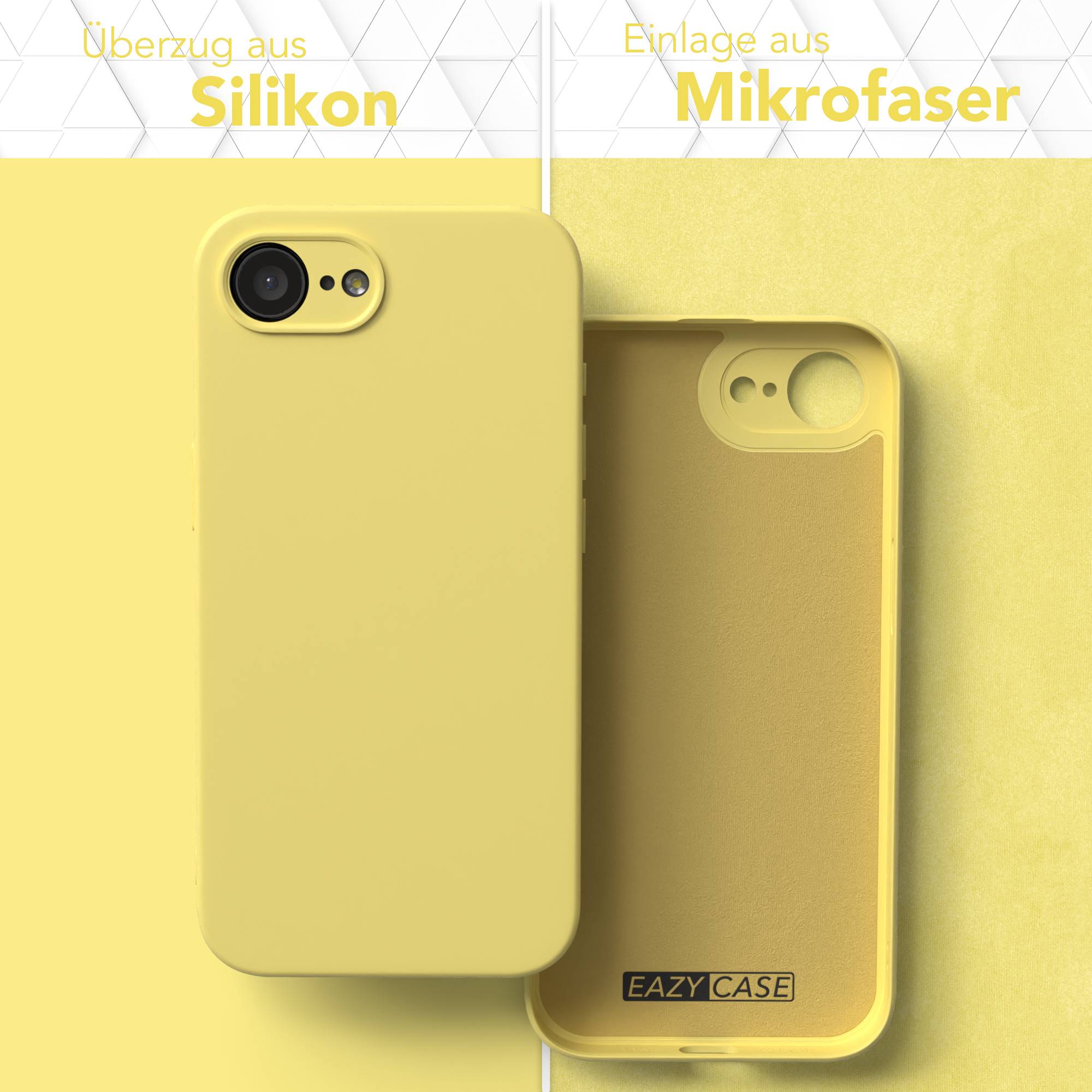 Apple iPhone 17e transparente Silikonhülle mit Kameraschutz von EAZY CASE 