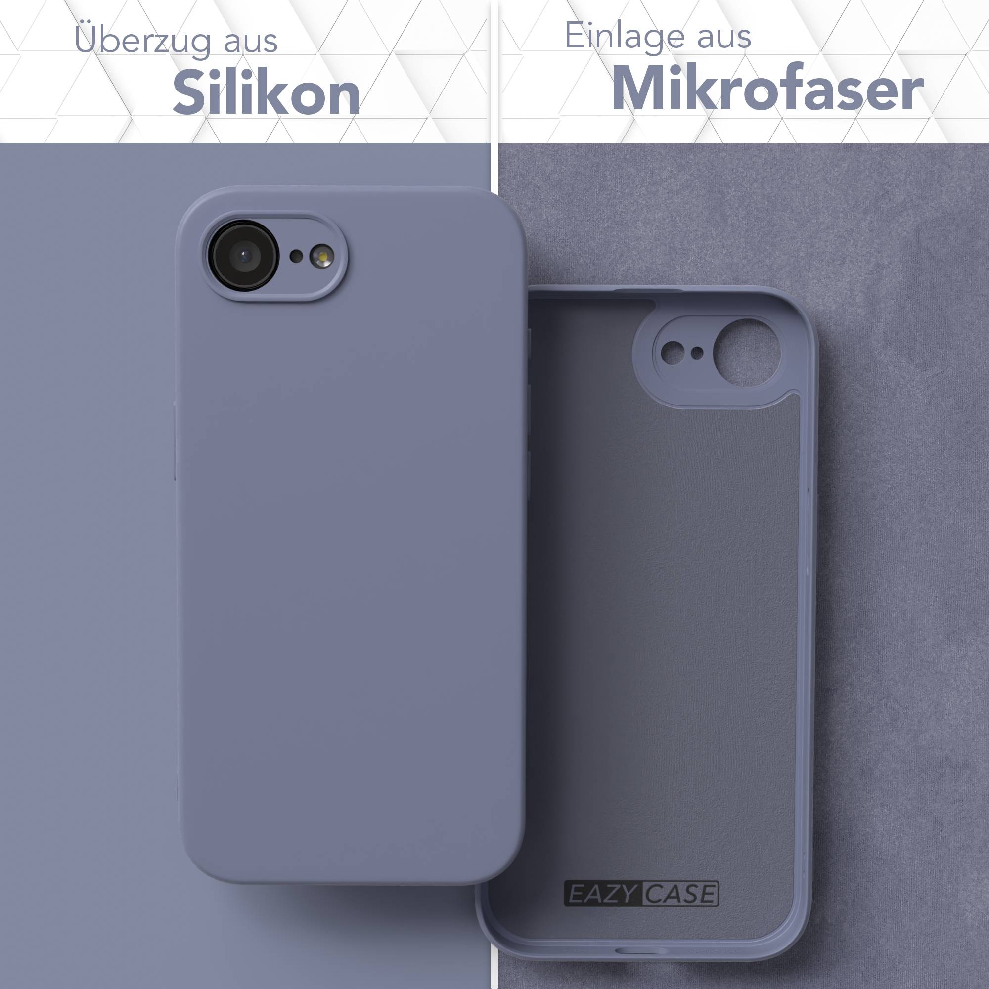 Apple iPhone 17e transparente Silikonhülle mit Kameraschutz von EAZY CASE 
