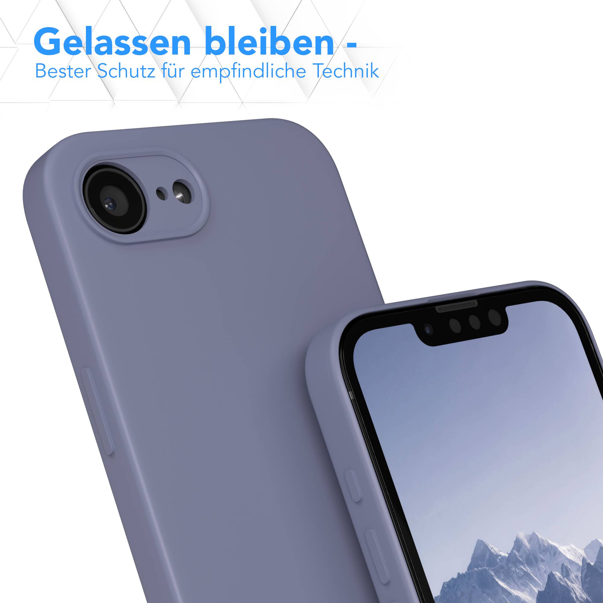 Apple iPhone 17e transparente Silikonhülle mit Kameraschutz von EAZY CASE 