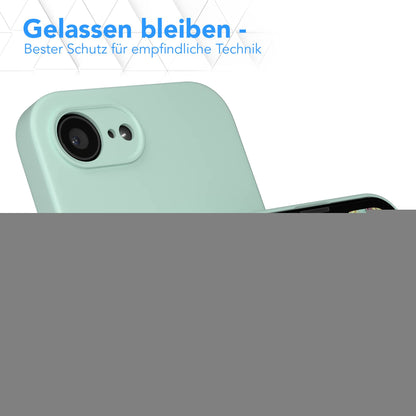 Apple iPhone 17e transparente Silikonhülle mit Kameraschutz von EAZY CASE 