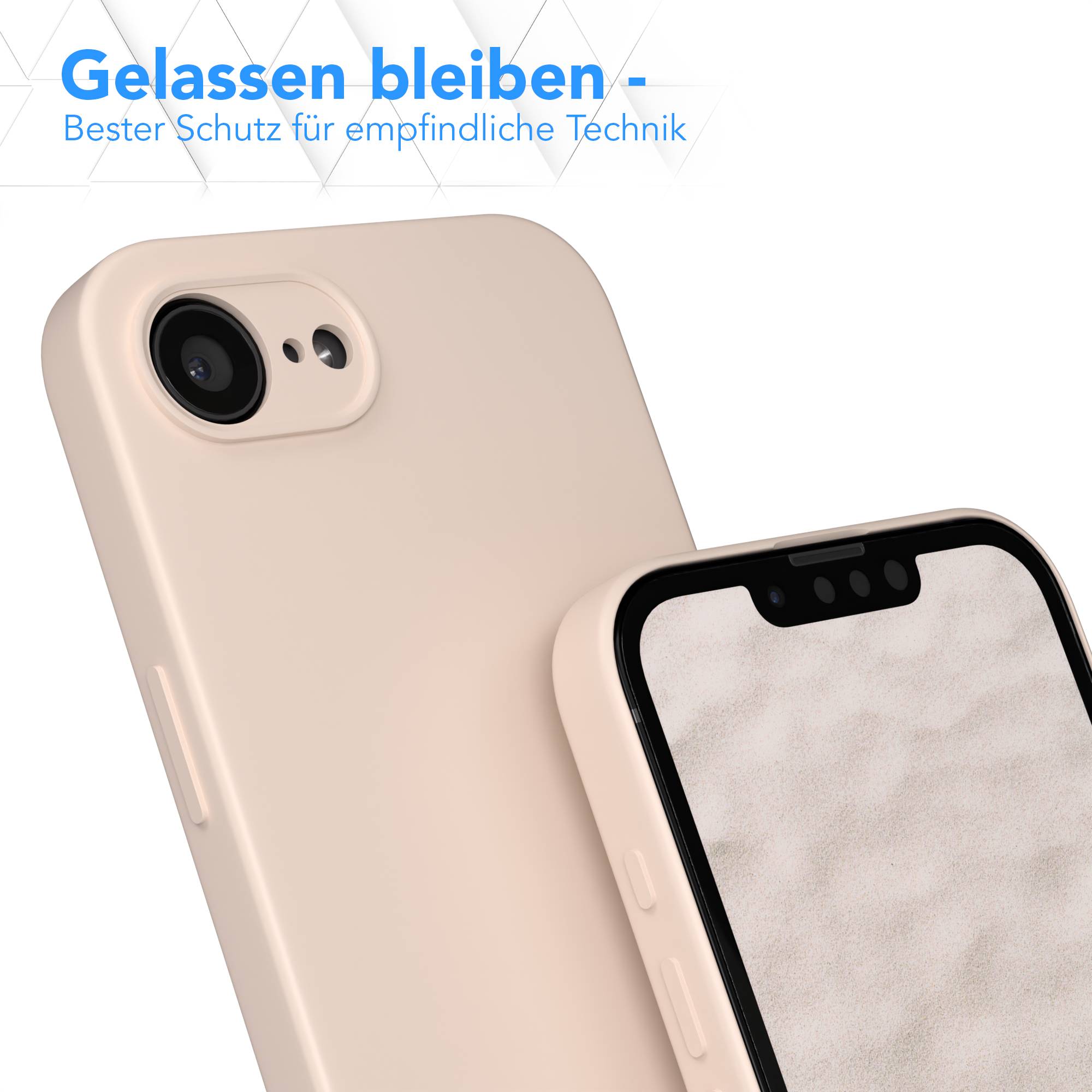 Apple iPhone 17e transparente Silikonhülle mit Kameraschutz von EAZY CASE 