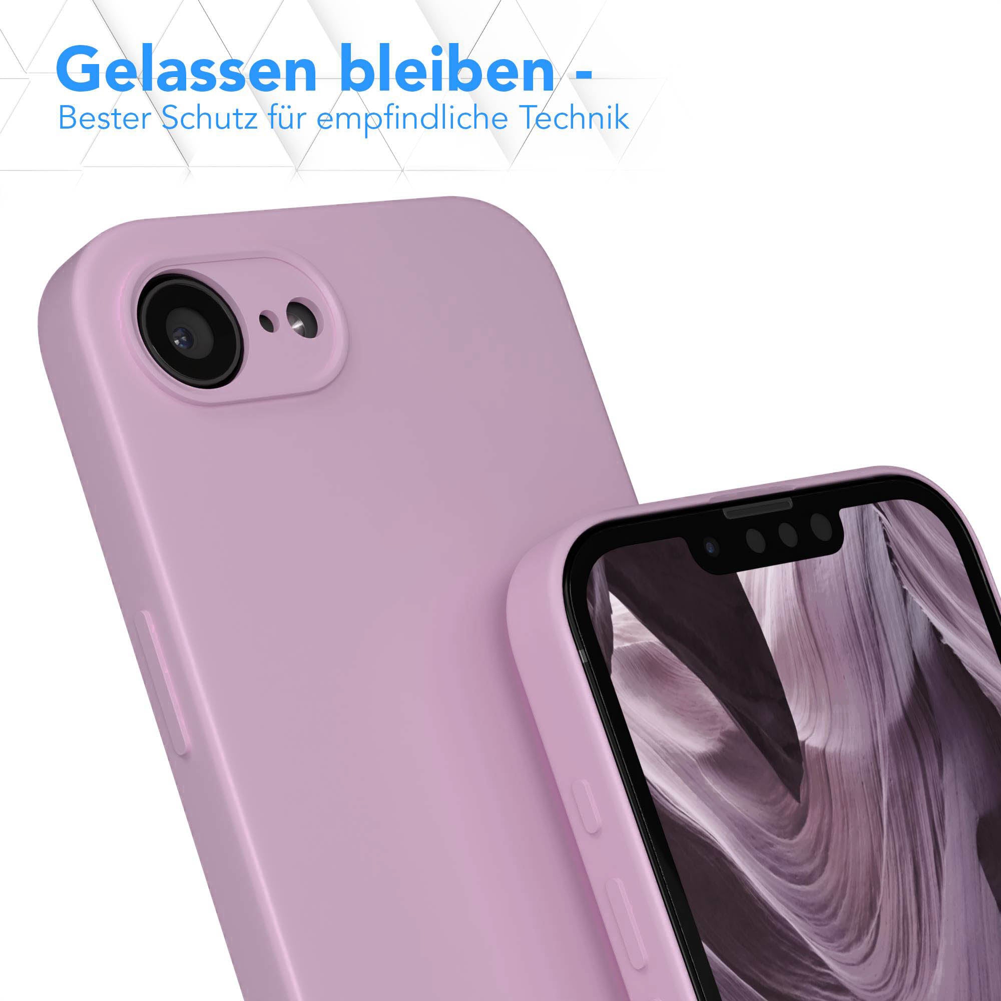 Apple iPhone 17e transparente Silikonhülle mit Kameraschutz von EAZY CASE 