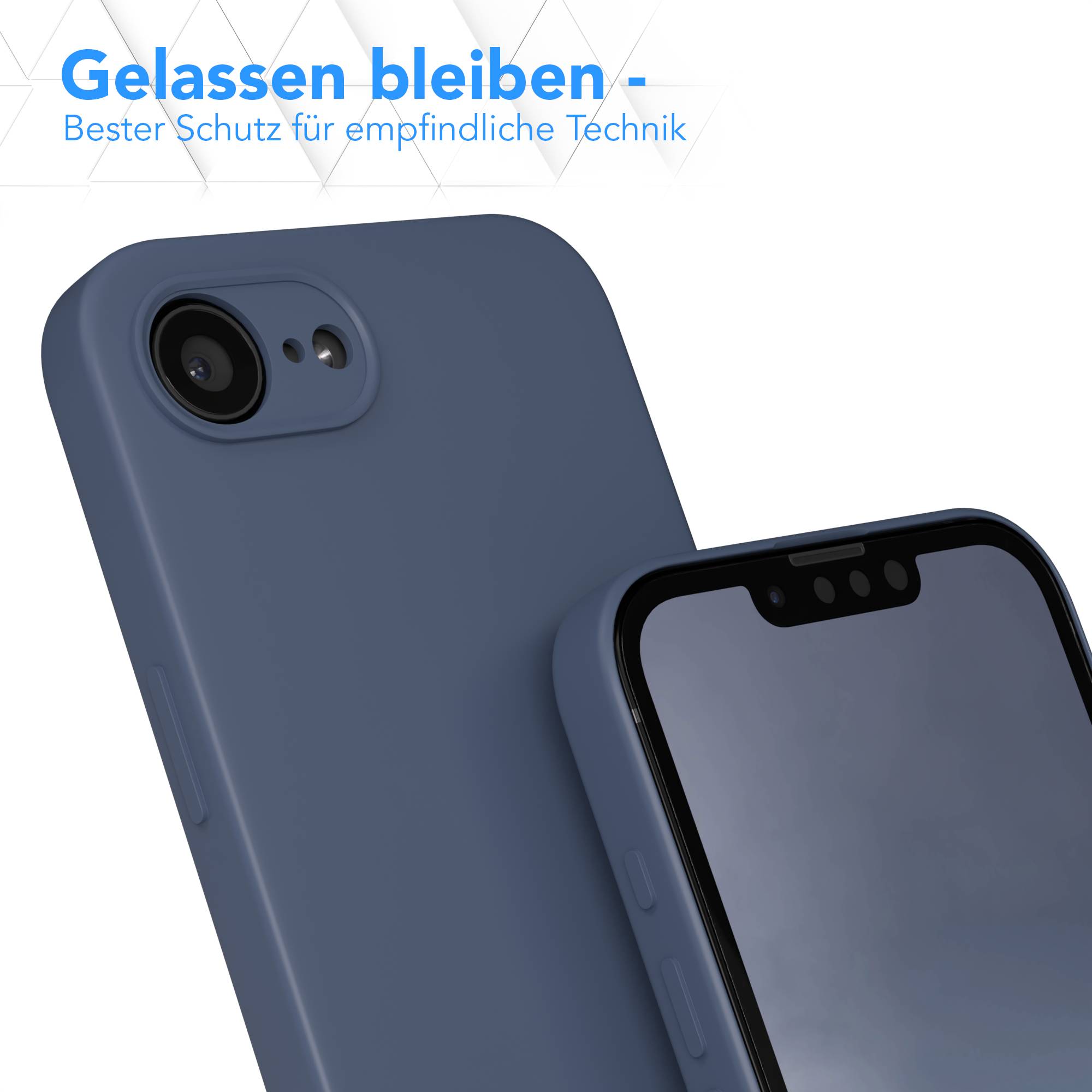 Apple iPhone 17e transparente Silikonhülle mit Kameraschutz von EAZY CASE 