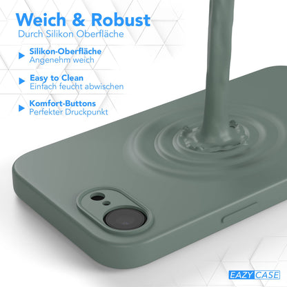 Apple iPhone 17e transparente Silikonhülle mit Kameraschutz von EAZY CASE 