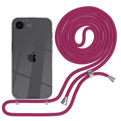 Apple iPhone 17e transparente Handykette mit TPU Hülle und verstellbarer Kordel 