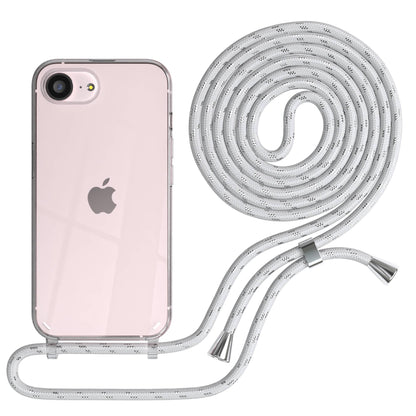 Apple iPhone 17e transparente Handykette mit TPU Hülle und verstellbarer Kordel 