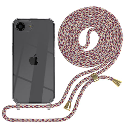 Apple iPhone 17e transparente Handykette mit TPU Hülle und verstellbarer Kordel 