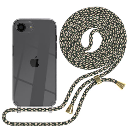 Apple iPhone 17e transparente Handykette mit TPU Hülle und verstellbarer Kordel 