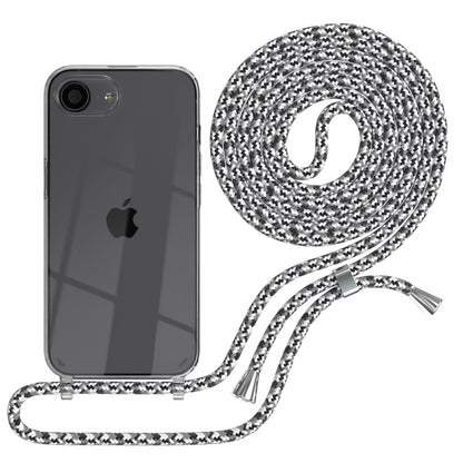 Apple iPhone 17e transparente Handykette mit TPU Hülle und verstellbarer Kordel 