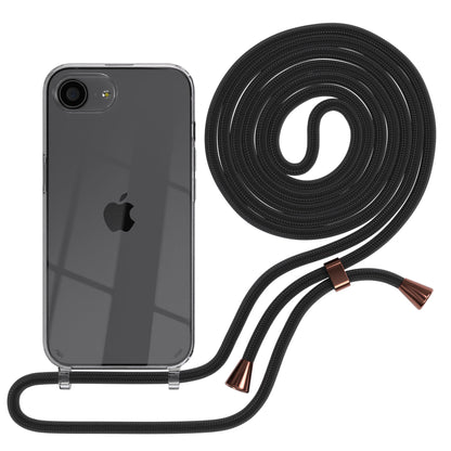 Apple iPhone 17e transparente Handykette mit TPU Hülle und verstellbarer Kordel 
