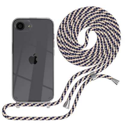 Apple iPhone 17e transparente Handykette mit TPU Hülle und verstellbarer Kordel 