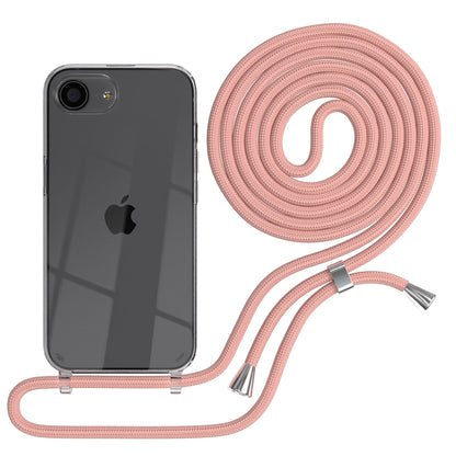 Apple iPhone 17e transparente Handykette mit TPU Hülle und verstellbarer Kordel 