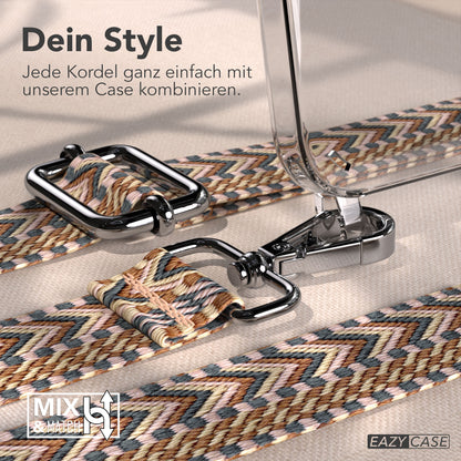 iPhone 17e Handykette mit Boho Band verstellbarer Trageriemen EAZY CASE 
