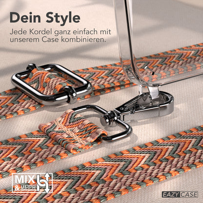 iPhone 17e Handykette mit Boho Band verstellbarer Trageriemen EAZY CASE 