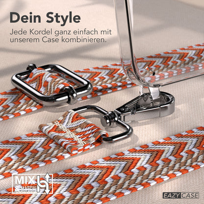 iPhone 17e Handykette mit Boho Band verstellbarer Trageriemen EAZY CASE 
