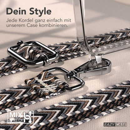 iPhone 17e Handykette mit Boho Band verstellbarer Trageriemen EAZY CASE 