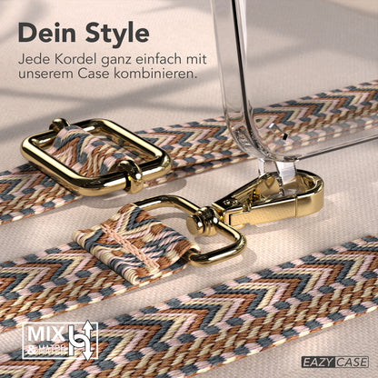 iPhone 17e Handykette mit Boho Band verstellbarer Trageriemen EAZY CASE 