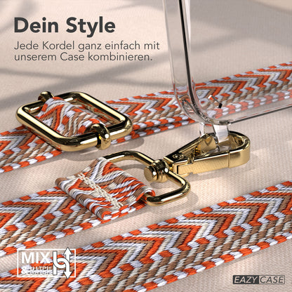 iPhone 17e Handykette mit Boho Band verstellbarer Trageriemen EAZY CASE 