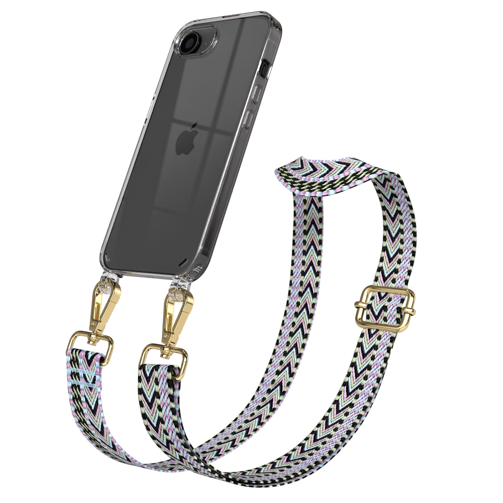 iPhone 17e Handykette mit Boho Band verstellbarer Trageriemen EAZY CASE 