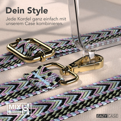 iPhone 17e Handykette mit Boho Band verstellbarer Trageriemen EAZY CASE 