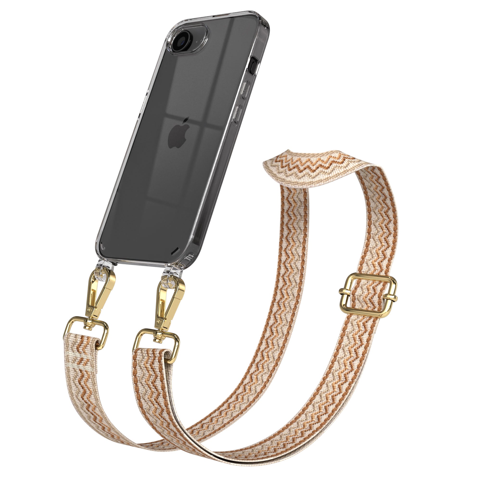 iPhone 17e Handykette mit Boho Band verstellbarer Trageriemen EAZY CASE 