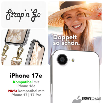 iPhone 17e Handykette mit Boho Band verstellbarer Trageriemen EAZY CASE 