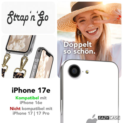 iPhone 17e Handykette mit verstellbarem Boho Band von EAZY CASE 