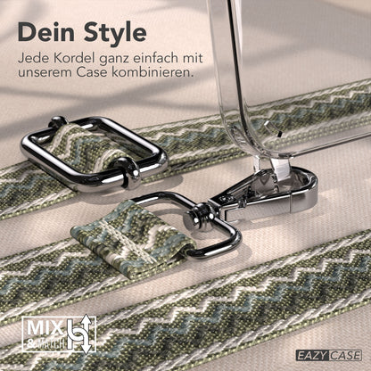 iPhone 17e Handykette mit Boho Band verstellbarer Trageriemen EAZY CASE 