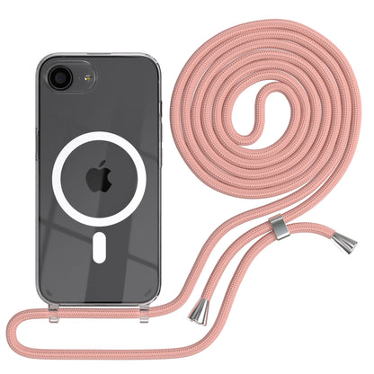 Apple iPhone 17e transparente Handykette mit MagSafe und verstellbarer Kordel 
