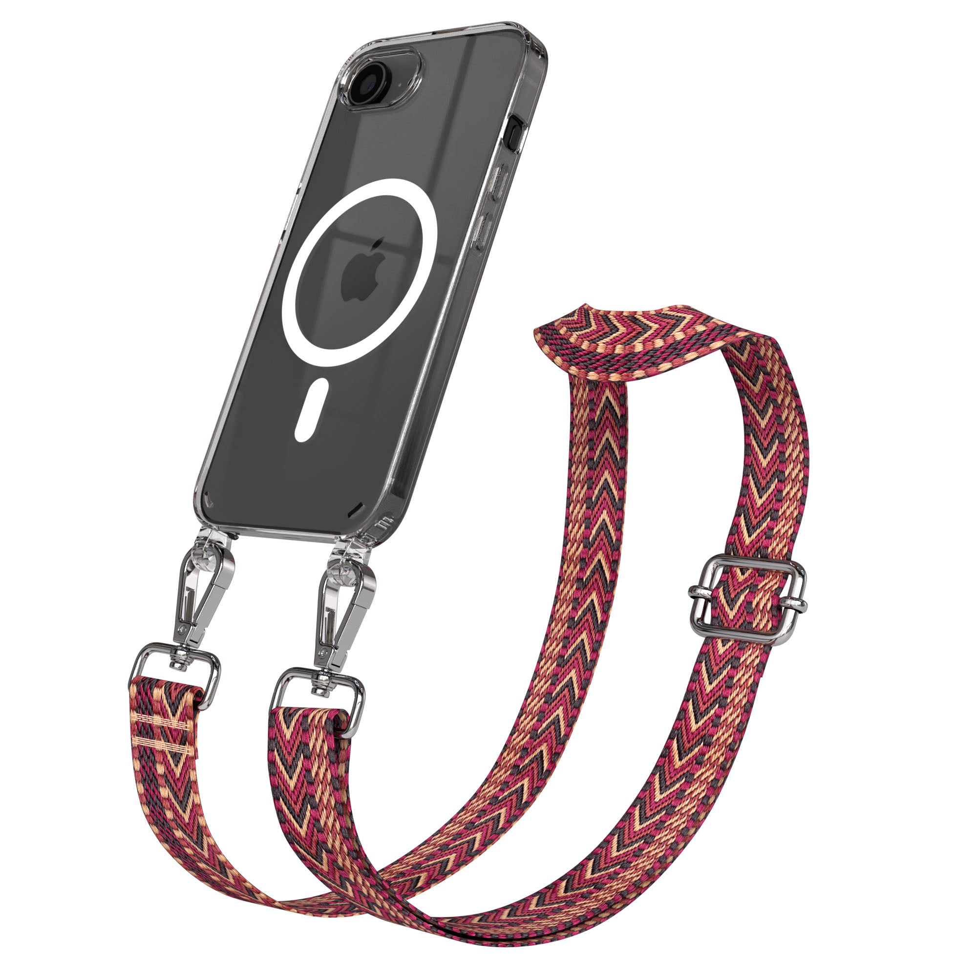 iPhone 17e MagSafe Handykette mit Boho Band verstellbar 