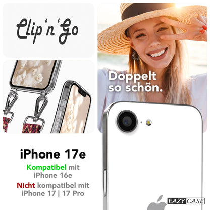 iPhone 17e MagSafe Handykette mit Boho Band verstellbar 