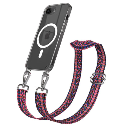 iPhone 17e MagSafe Handykette mit Boho Band verstellbar 