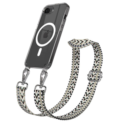 iPhone 17e MagSafe Handykette mit Boho Band verstellbar 